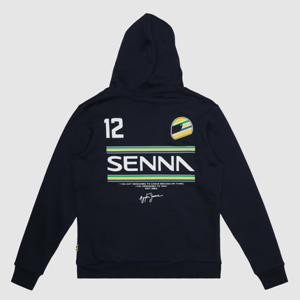 Ayrton Senna Stripe #12 Pullover Hoody