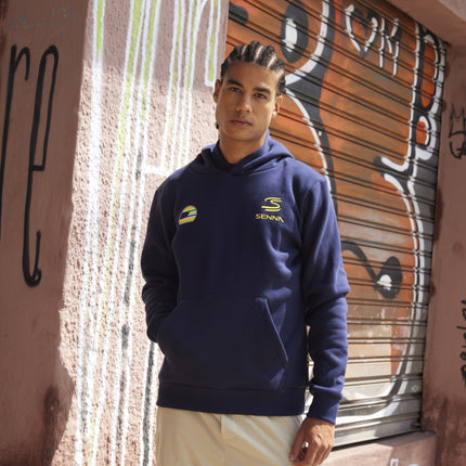 Ayrton Senna Stripe #12 Pullover Hoody