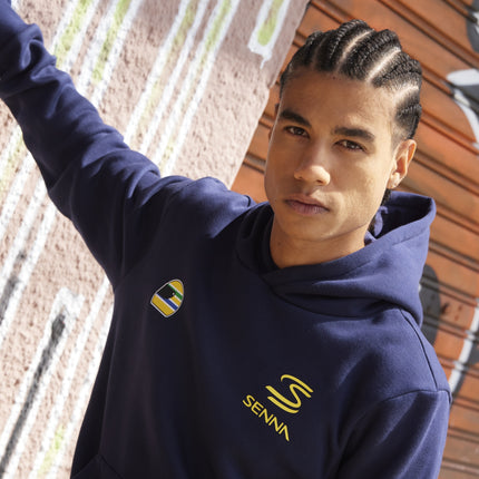 Ayrton Senna Stripe #12 Pullover Hoody