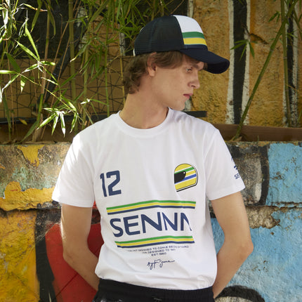Ayrton Senna Stripe #12 T-Shirt