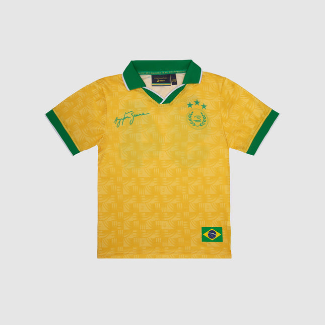 Ayrton Senna Brazil #94 Kids Football Jersey