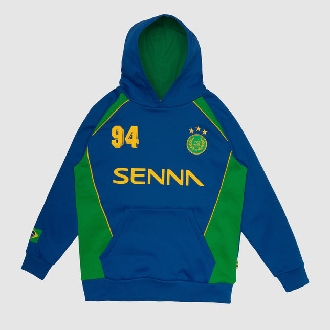 Ayrton Senna Brazil Football Style Hoody