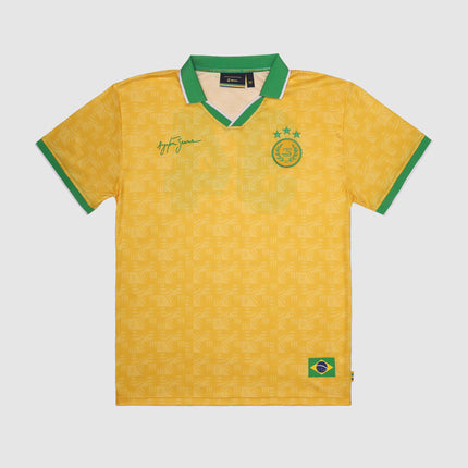 Ayrton Senna Brazil Football Style Relaxed Fit Jersey