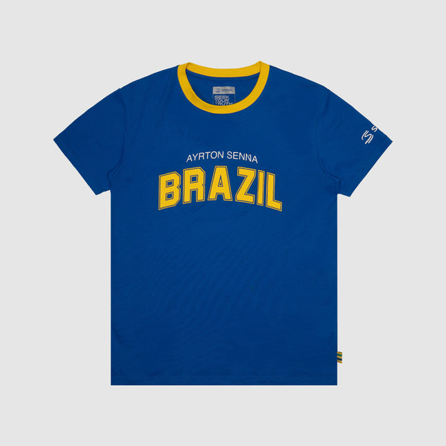 Ayrton Senna Logo Brazil Winner T-Shirt