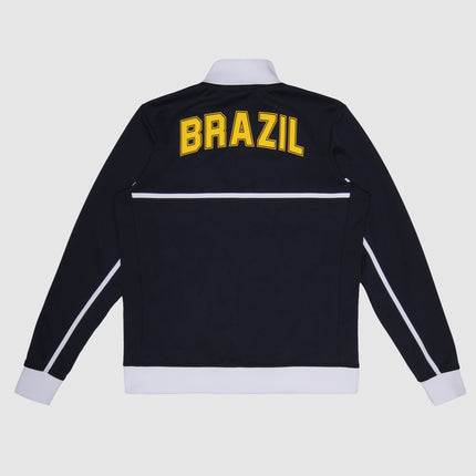 Ayrton Senna Brazil Football Style Track Full Zip Jacket