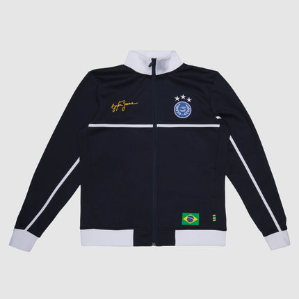 Ayrton Senna Brazil Football Style Track Full Zip Jacket