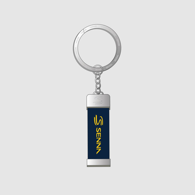 Ayrton Senna Signature Keyring