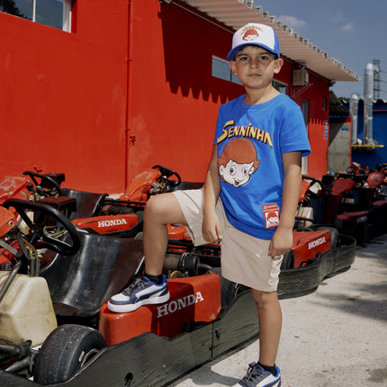 Ayrton Senna Senninha Face Kids T-Shirt