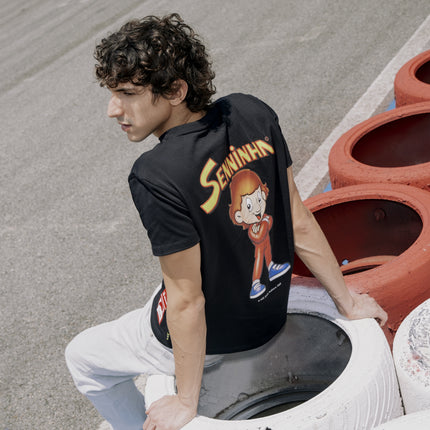 Ayrton Senna Senninha Figure Regular Fit T-Shirt