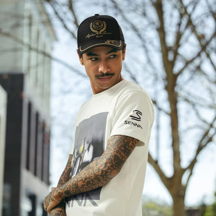 Ayrton Senna X Lotus F1 Team Graphic T-Shirt