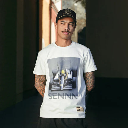 Ayrton Senna X Lotus F1 Team Graphic T-Shirt