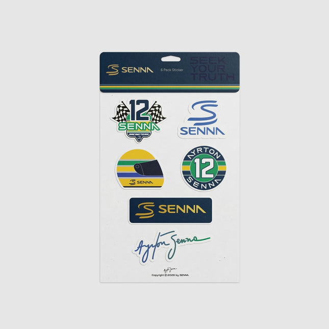 Ayrton Senna Sticker Pack