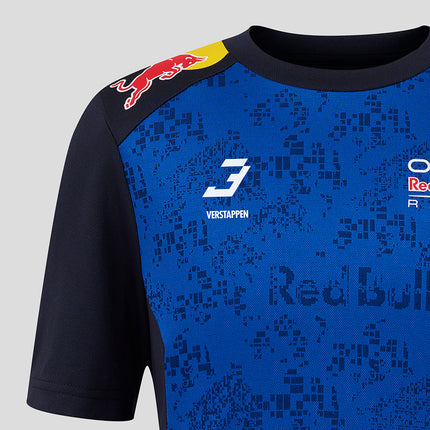 Red Bull Racing F1 Team Castore Kids Max Verstappen Drivers T-Shirt 2026