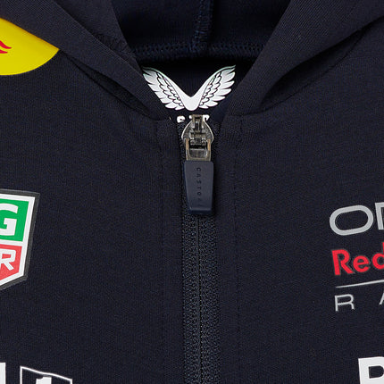 Red Bull Racing Team Kids Full Zip Sweatshirt 2024