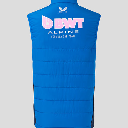 Alpine F1 Team Padded Hybrid Gilet Jacket 2025