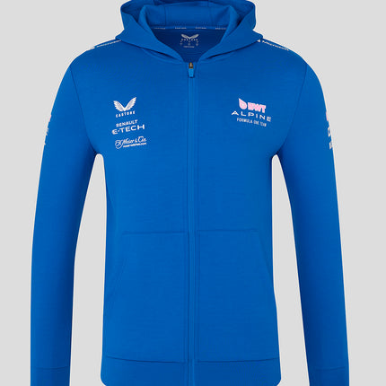 Alpine F1 Team Hooded Full Zip Sweatshirt Jacket 2025