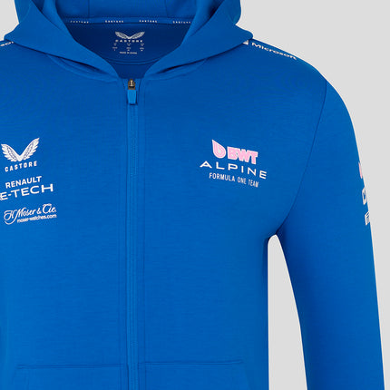 Alpine F1 Team Hooded Full Zip Sweatshirt Jacket 2025
