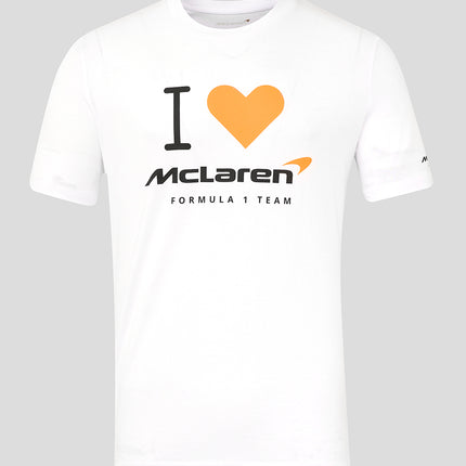 McLaren F1 "I Love McLaren" Graphic Heart T-Shirt