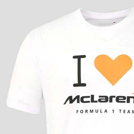 McLaren F1 "I Love McLaren" Graphic Heart T-Shirt