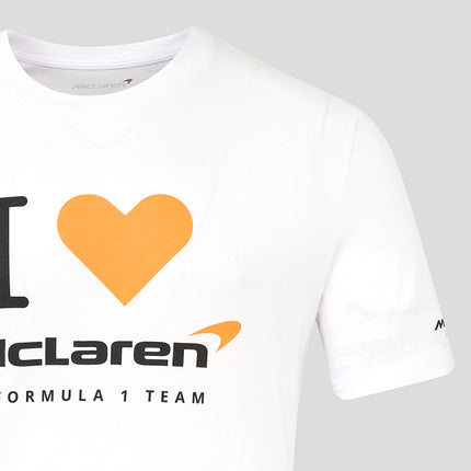 McLaren F1 "I Love McLaren" Graphic Heart T-Shirt