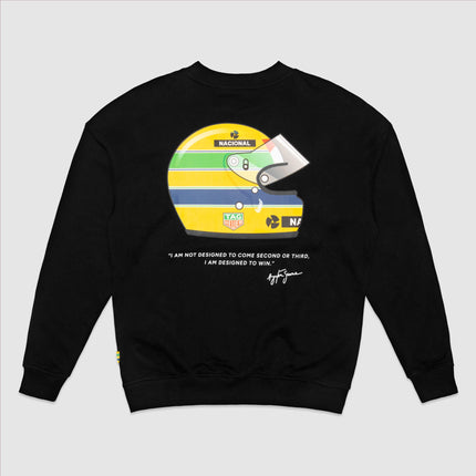 Ayrton Senna X Tag Heuer Oversized Crewneck Sweatshirt Jumper