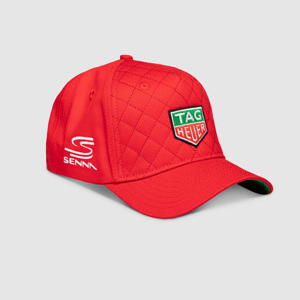 Ayrton Senna X Tag Heuer Quilted Baseball Cap