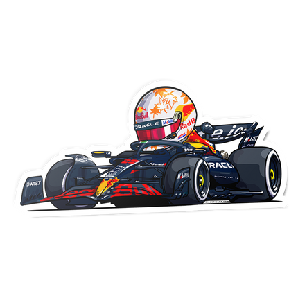 Red Bull Racing F1 Yuki Tsunoda Stickers 2025