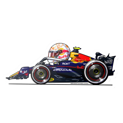 Red Bull Racing F1 Yuki Tsunoda Stickers 2025