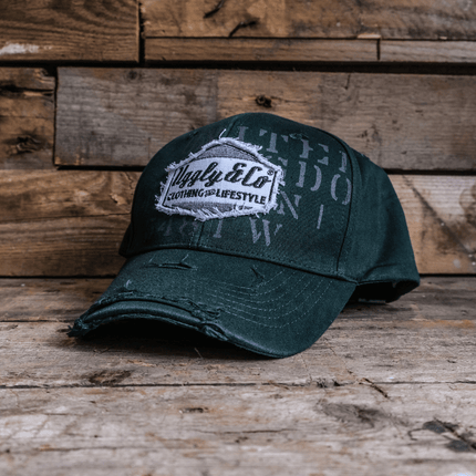 Green 'Aviation' Diamond Trucker Hat