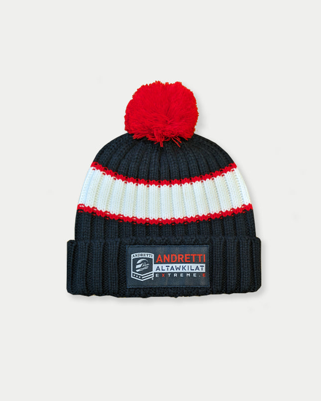 Andretti Racing Extreme E Bobble Pom Pom Beanie Hat