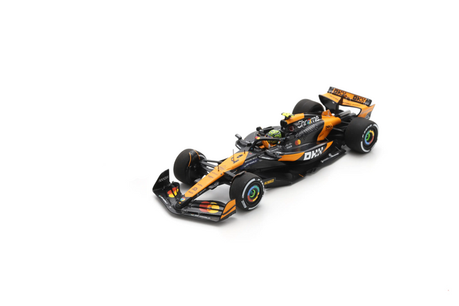 McLaren F1 Racing Team Spark Model Lando Norris Abu Dhabi GP Winner 1/64 Scale Racing Car Model