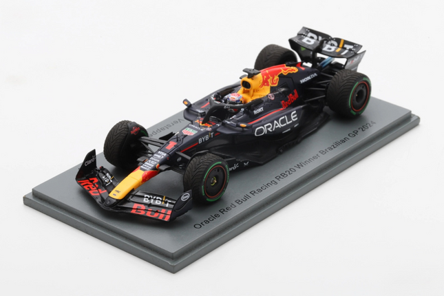 Red Bull Racing F1 Spark Model Max Verstappen Brazilian GP 1/43 Scale Racing Car Model 2024