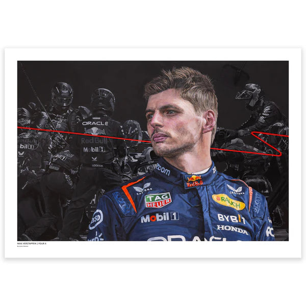 Red Bull Racing F1 Max Verstappen Artwork