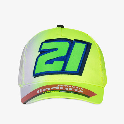 VR46 Valentino Rossi Franco Morbidelli Pertamina Enduro Trucker Baseball Cap
