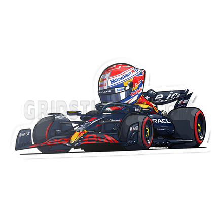 Red Bull Racing F1 Max Verstappen Stickers 2025