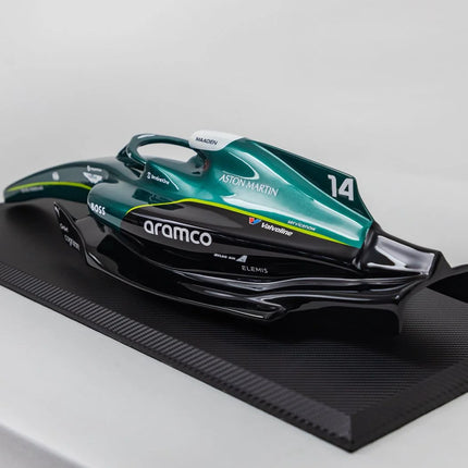 Aston Martin F1 Team AMR25 Fernando Alonso 1/6 Scale Model Chassis Racing Car