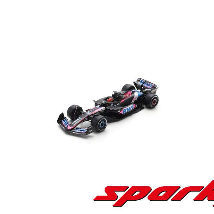 Alpine F1 Team Spark Esteban Ocon 1/64 Scale Model Racing Car 2024