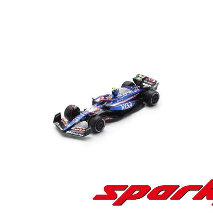 Visa Cash App Racing Bulls F1 Team Yuki Tsunoda Japanese Special Edition 1/64 Scale Model Racing Car 2024