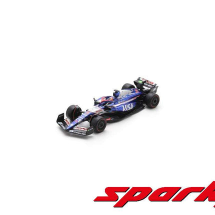 Visa Cash App Racing Bulls F1 Team Liam Lawson USA Special Edition 1/64 Scale Model Racing Car 2024