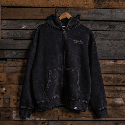 Black Diamond Acid Wash Hoodie