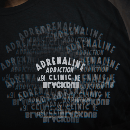 Grey Adrenaline Addiction Tee