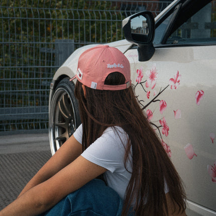 Washed Pink Diamond Vintage Baseball Cap