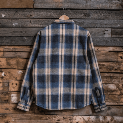 Denim Green & Cream Flannel Shirt
