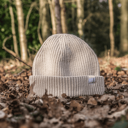 Beige 'Fisherman' Beanie