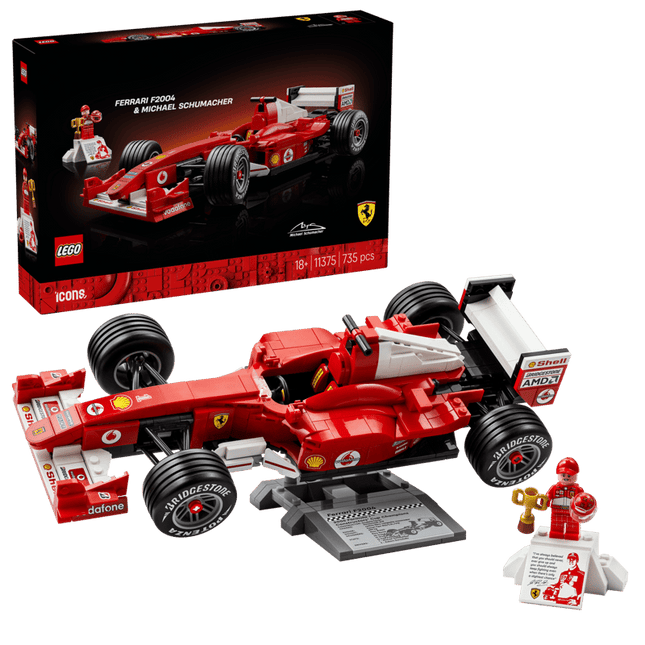 Scuderia Ferrari F2004 Michael Schumacher LEGO Icons