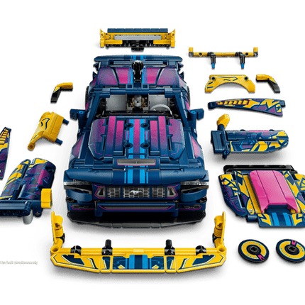 Custom Garage Ford Mustang GT Car LEGO Technic