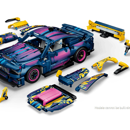 Custom Garage Ford Mustang GT Car LEGO Technic