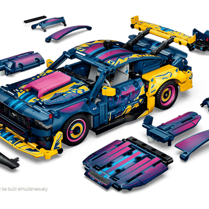 Custom Garage Ford Mustang GT Car LEGO Technic