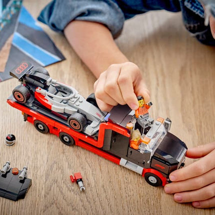 Audi F1 Team Display Truck With Race Car LEGO City