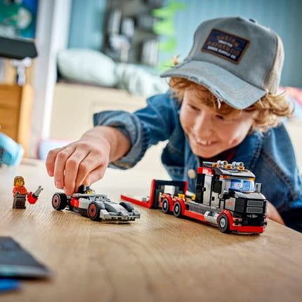 Audi F1 Team Display Truck With Race Car LEGO City